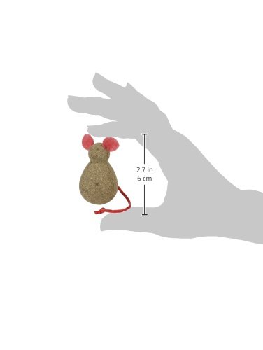 OurPets Corknip All-Natural Compressed Catnip Toy for Cats - Interactive Teaser Mouse Toy with Catnip - Perfect for Playtime, Training & Bonding with Your Feline Friend