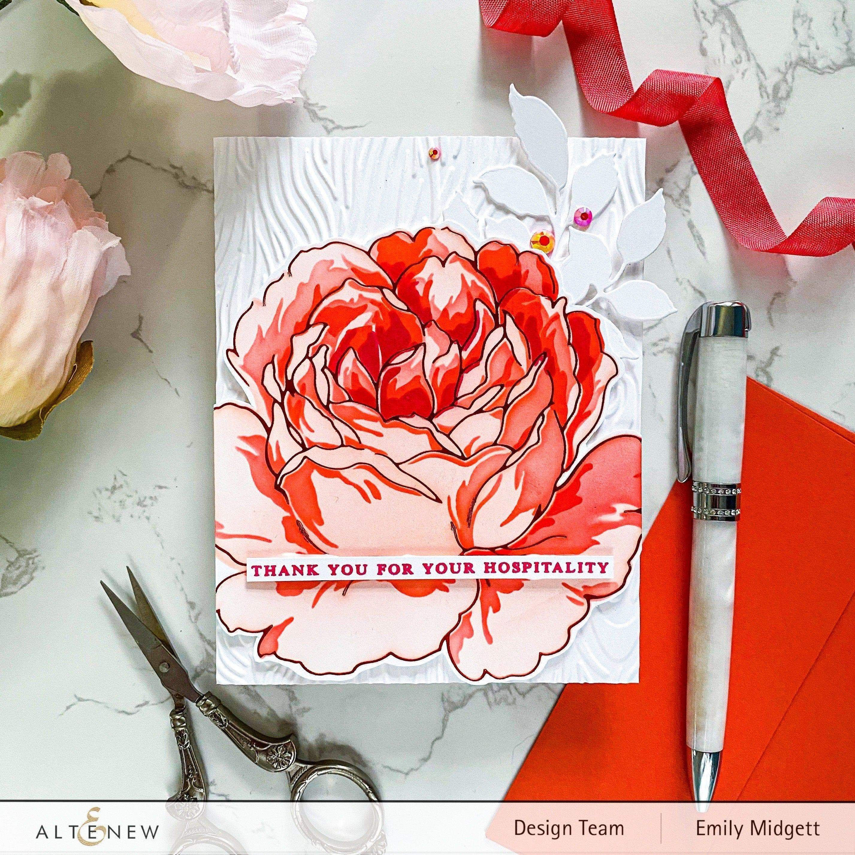 Gilded Rose Layering Stencil Set (3 in 1) - Floral DIY Craft Stencils for Painting, Scrapbooking & Home Decor - Perfect for Wall Art, Furniture & Wedding Invitations