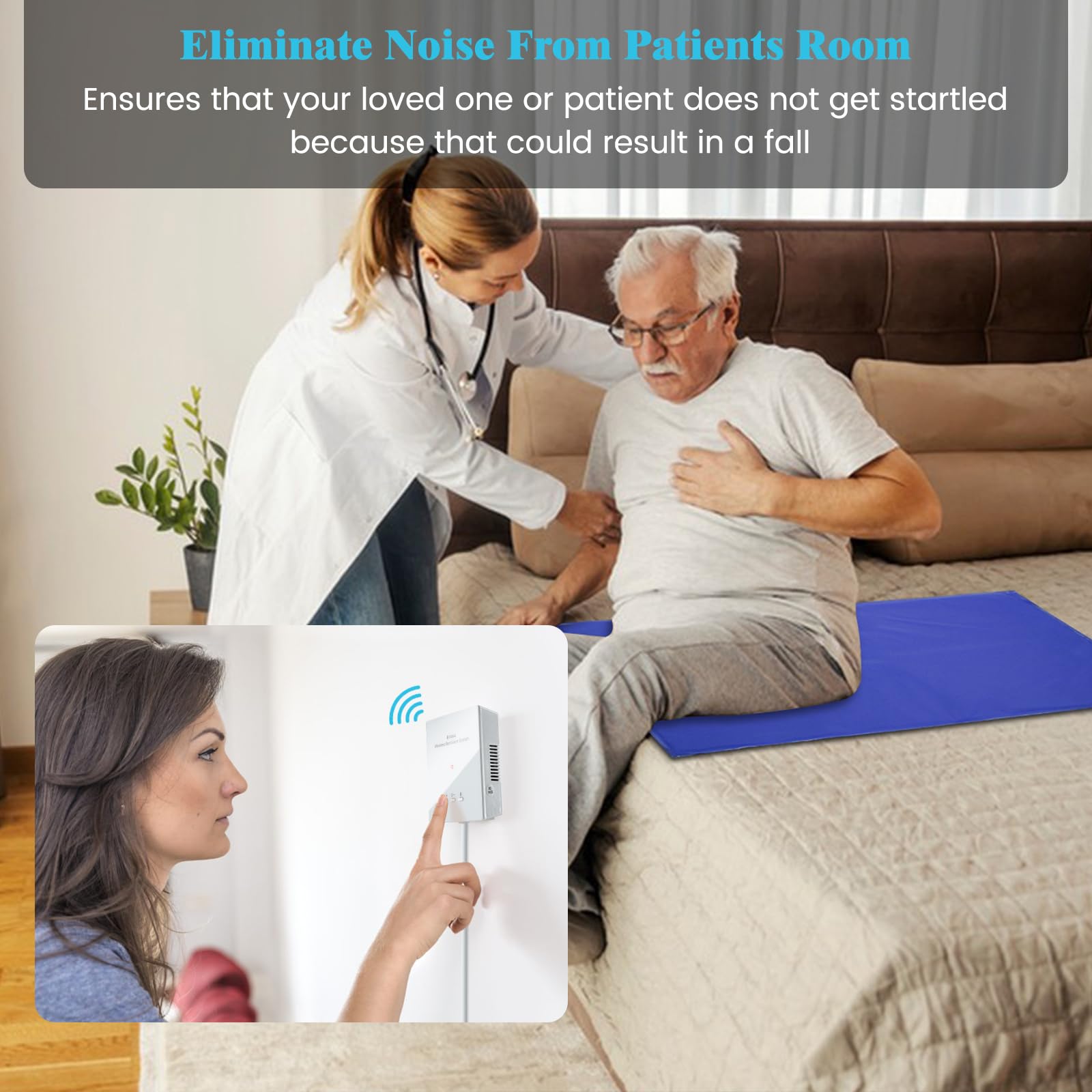 Briidea Elderly Bed Alarm with 20