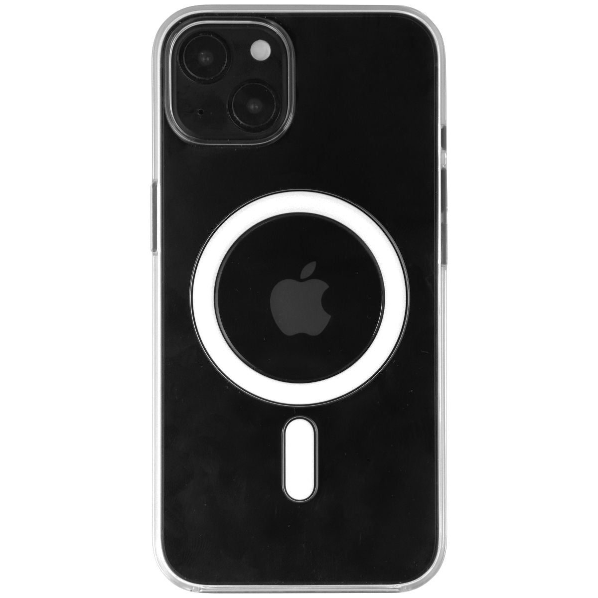 Apple Clear MagSafe Case for iPhone 13 & 14 - Shockproof Slim Protective Cover with Wireless Charging (MM2X3ZM/A) - Perfect for Daily Use, Travel & Work