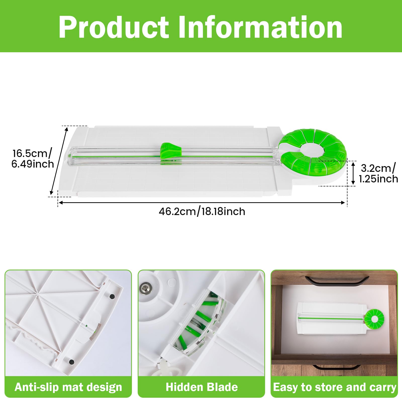 12-in-1 Multifunctional Paper Trimmer & Cutter - 18.2