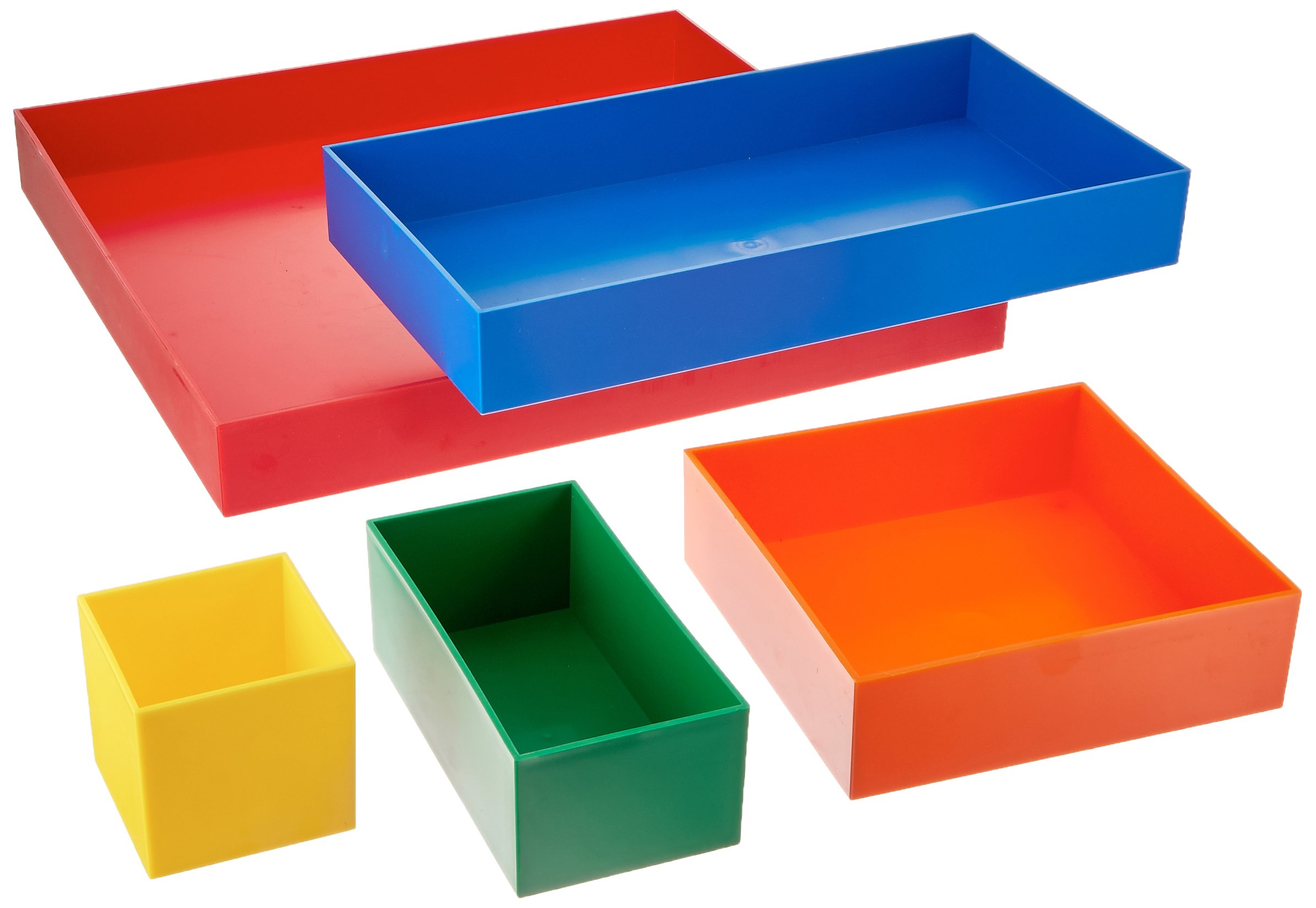 SI Manufacturing Gallon and Fraction Measurement Container Set - Perfect for Science Labs, Cooking, and DIY Projects