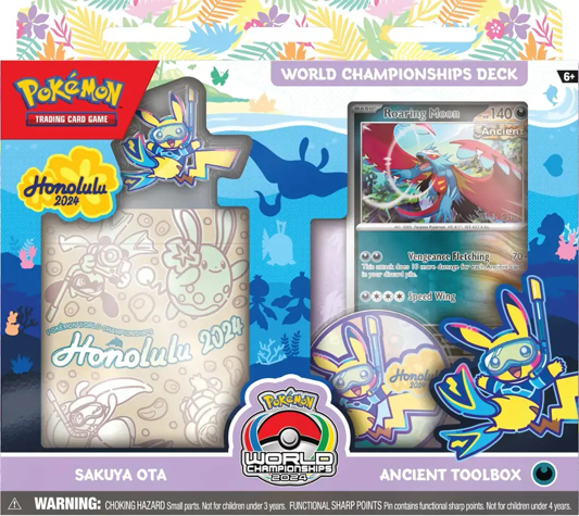 2024 Official Honolulu Pokemon World Championship Deck - Choose Your Favorite Deck | Collectible Trading Card Game for Battles & Tournaments | Perfect for Pokemon TCG Players & Fans