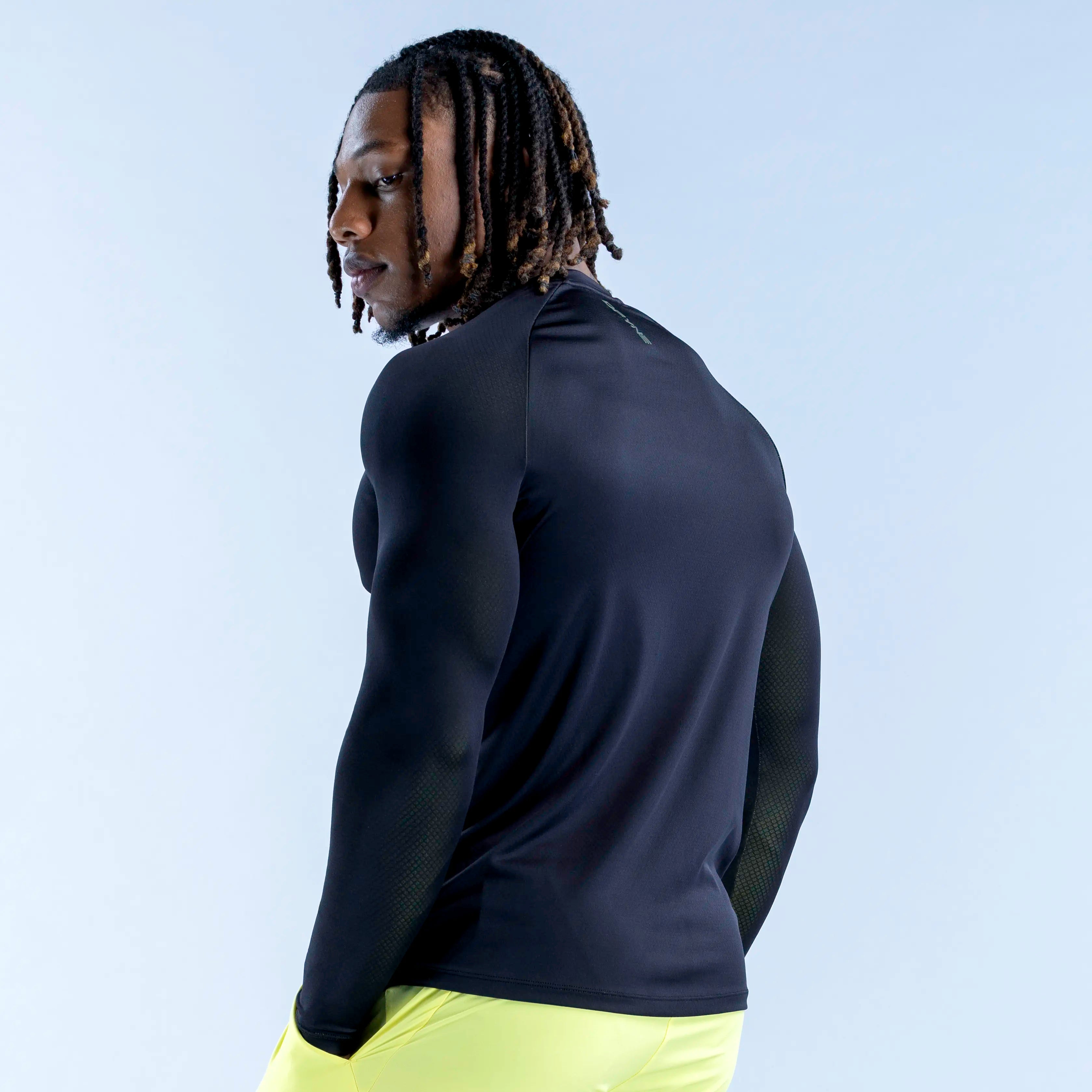 Unbound Long Sleeve Workout Shirt for Men & Women - Moisture Wicking Gym Tee for Running, Yoga & Fitness Training