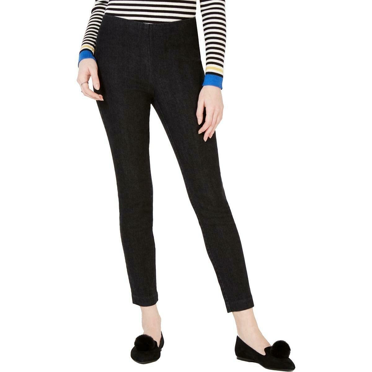 Maison Jules Women's Black Jeggings - Comfortable Pull-On for Everyday Wear