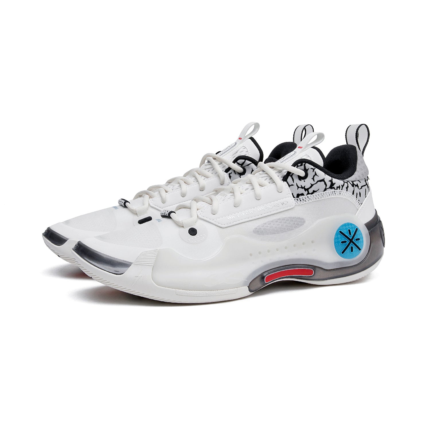 Way of Wade 10 Low Top Basketball Shoes - Black Flash Colorway - Performance Sneakers for Men's Basketball & Streetwear Fashion