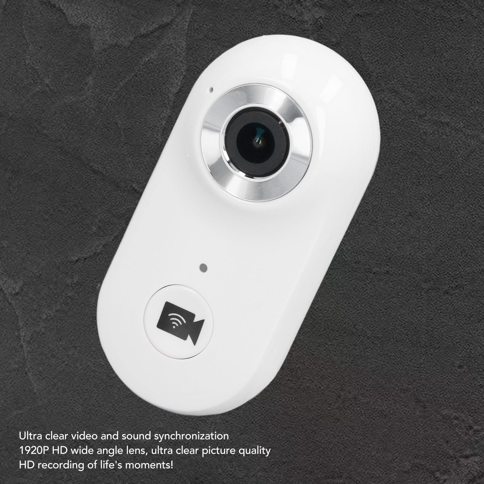 HD 1080P Cat Collar Camera - Mini Body Camera with 170° Wide Angle Lens | Waterproof Pet Action Camera for Cycling, Hiking & Outdoor Adventures | Perfect for Pet Monitoring, Home Security & Sports Recording