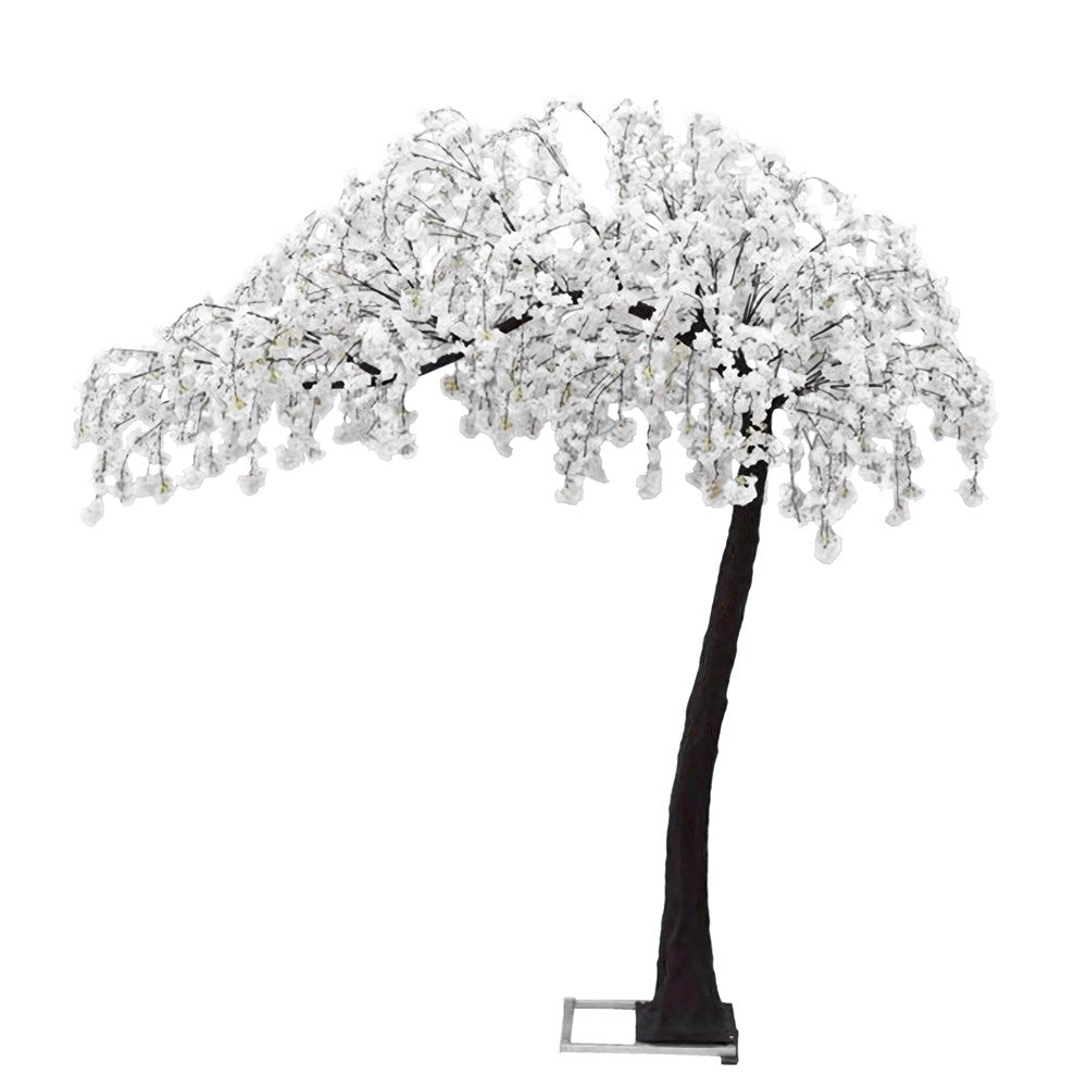3.1m Weeping Cherry Blossom Tree with Soft Pink Flowers - Beautiful Overhanging Waterfall Effect for Garden Landscaping & Outdoor Decor