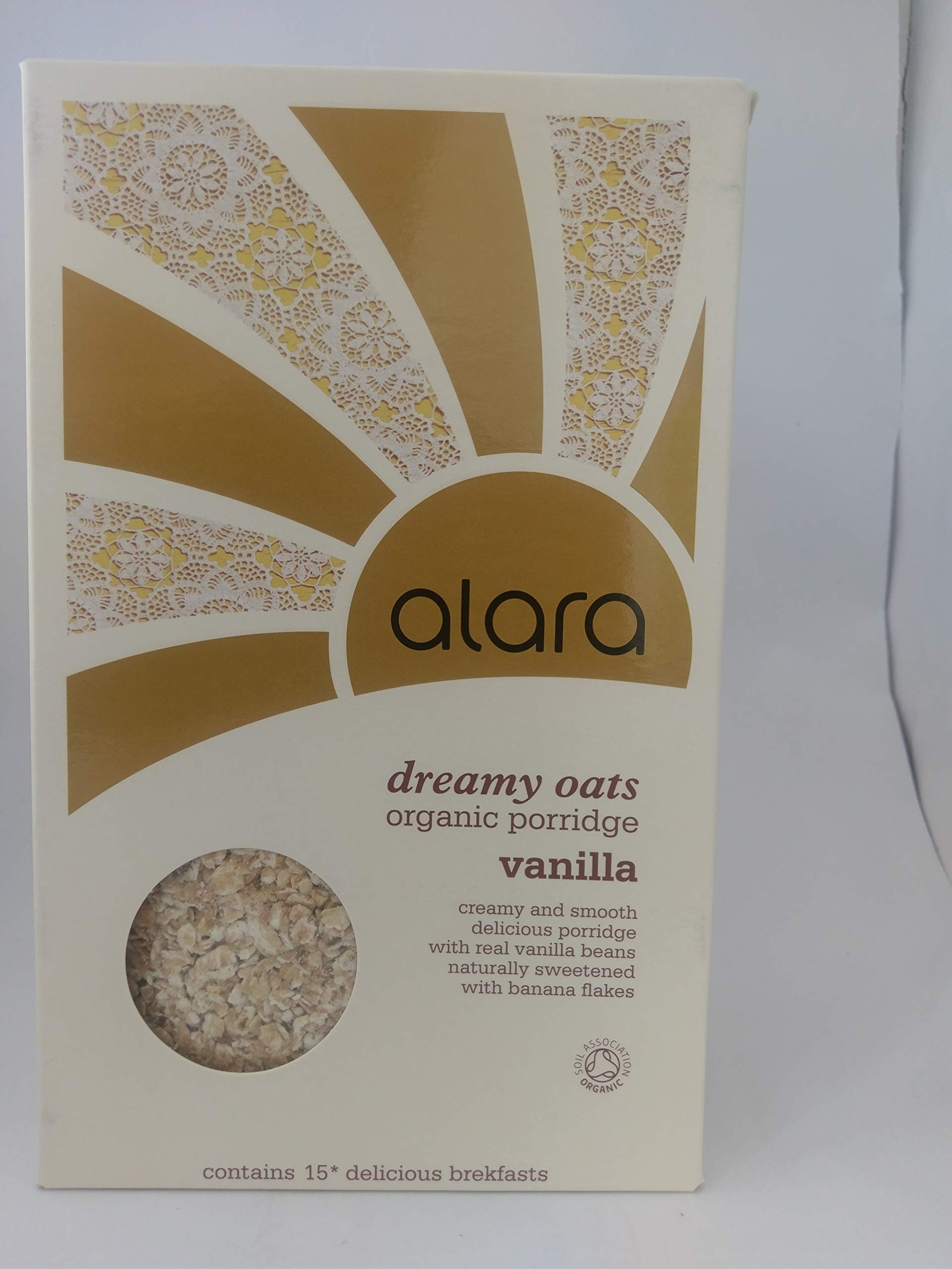 Dreamy Oats Vanilla Flavored Instant Oatmeal - 500g Pack | Healthy Breakfast Cereal for Weight Loss & Energy Boost | Perfect for Busy Mornings, Office Snacks & Post-Workout Meals