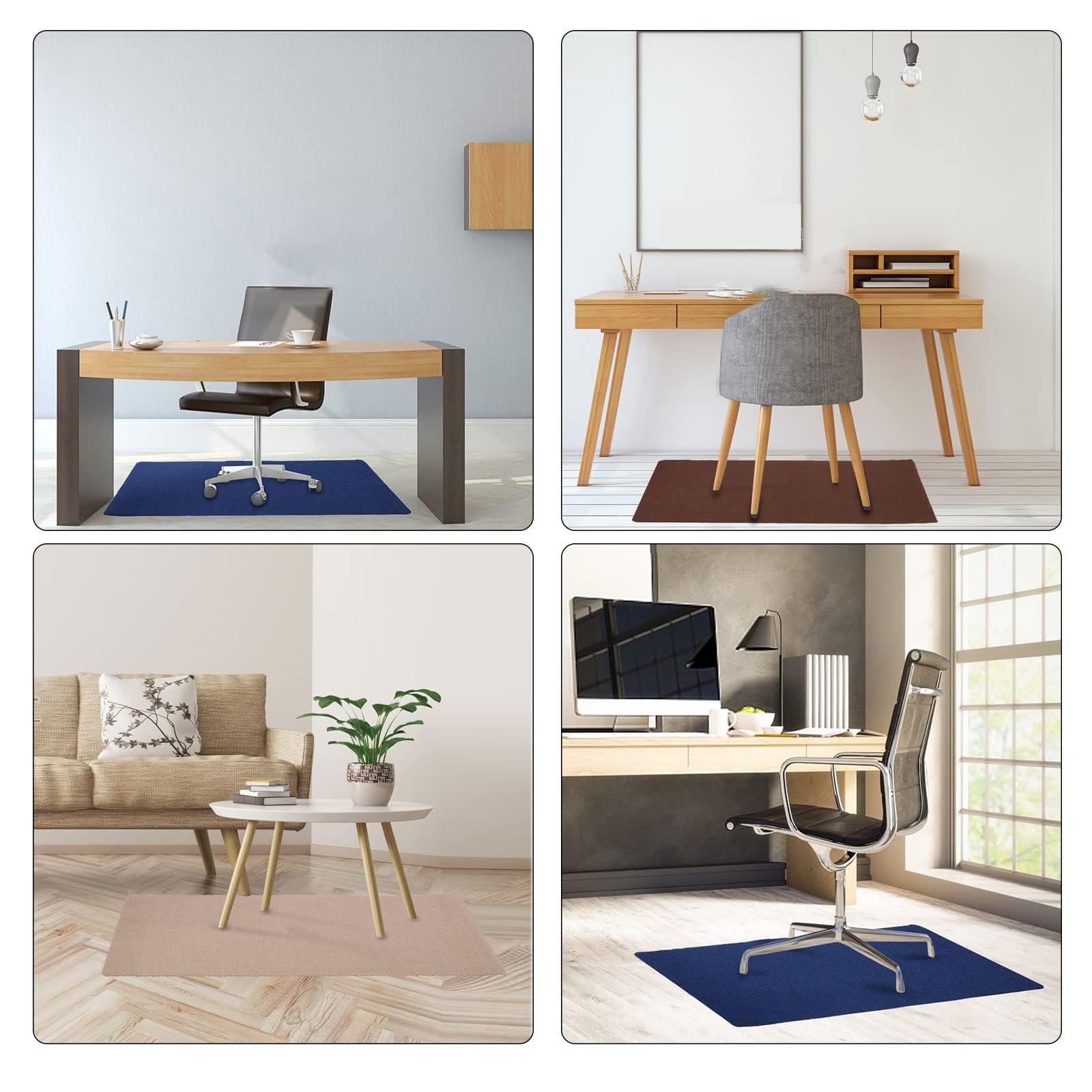 Non-Slip Office Chair Mat for Rolling Chairs - 55
