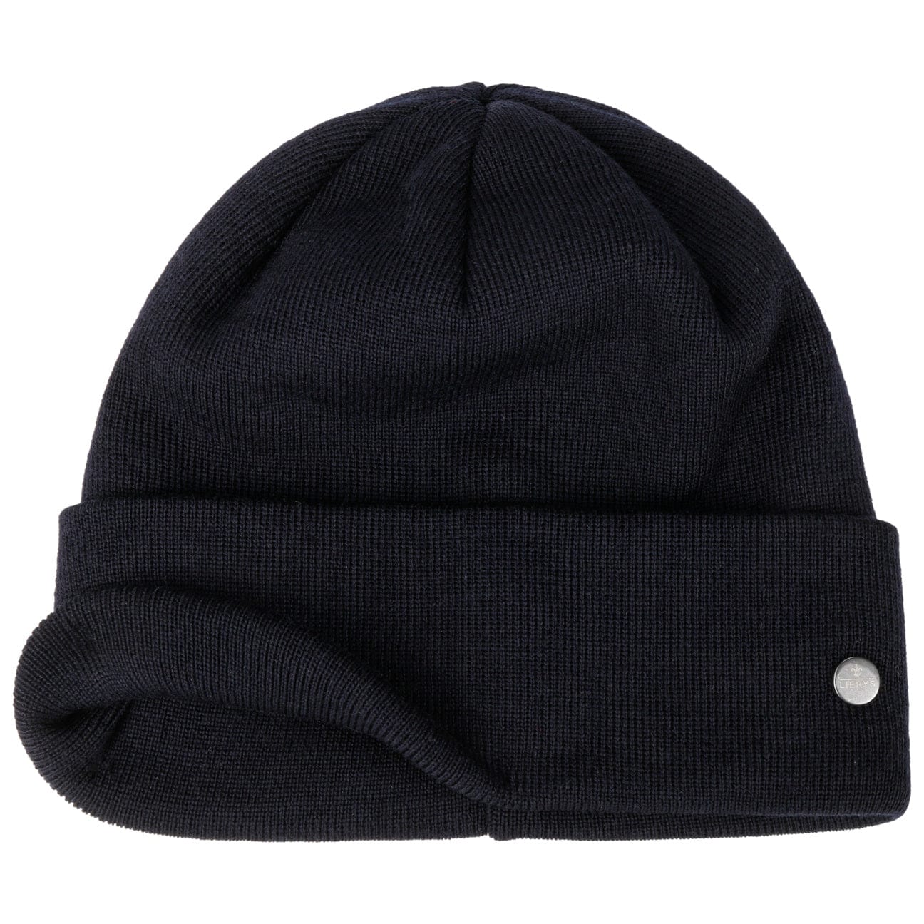 Lierys Premium Merino Wool Knit Beanie with Foldable Cuff - Warm Winter Hat for Men & Women - Perfect for Skiing, Hiking, and Outdoor Activities
