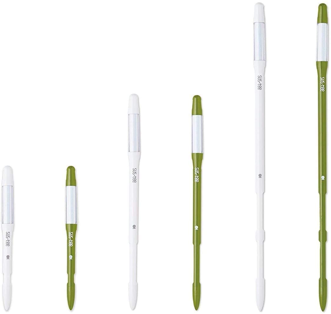 Sustee Aquameter - Set of 4 Plant Soil Moisture Sensors for Indoor/Outdoor Plants (Green, Small) | Perfect for Houseplants, Gardens & Greenhouses