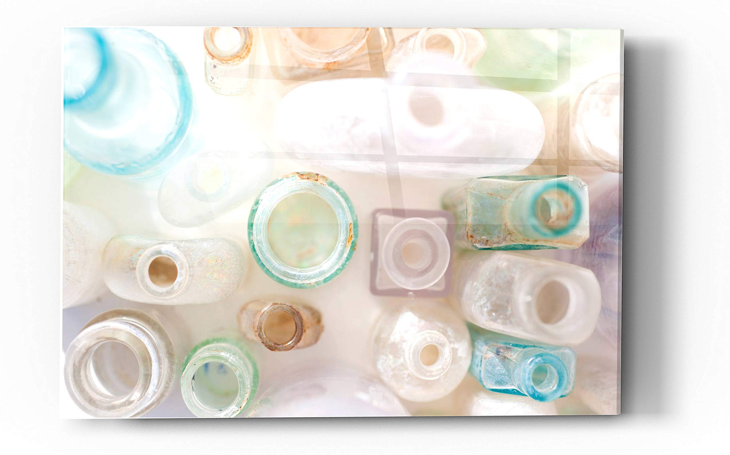 Vintage Bottles Acrylic Glass Wall Art by Elena Ray - 24