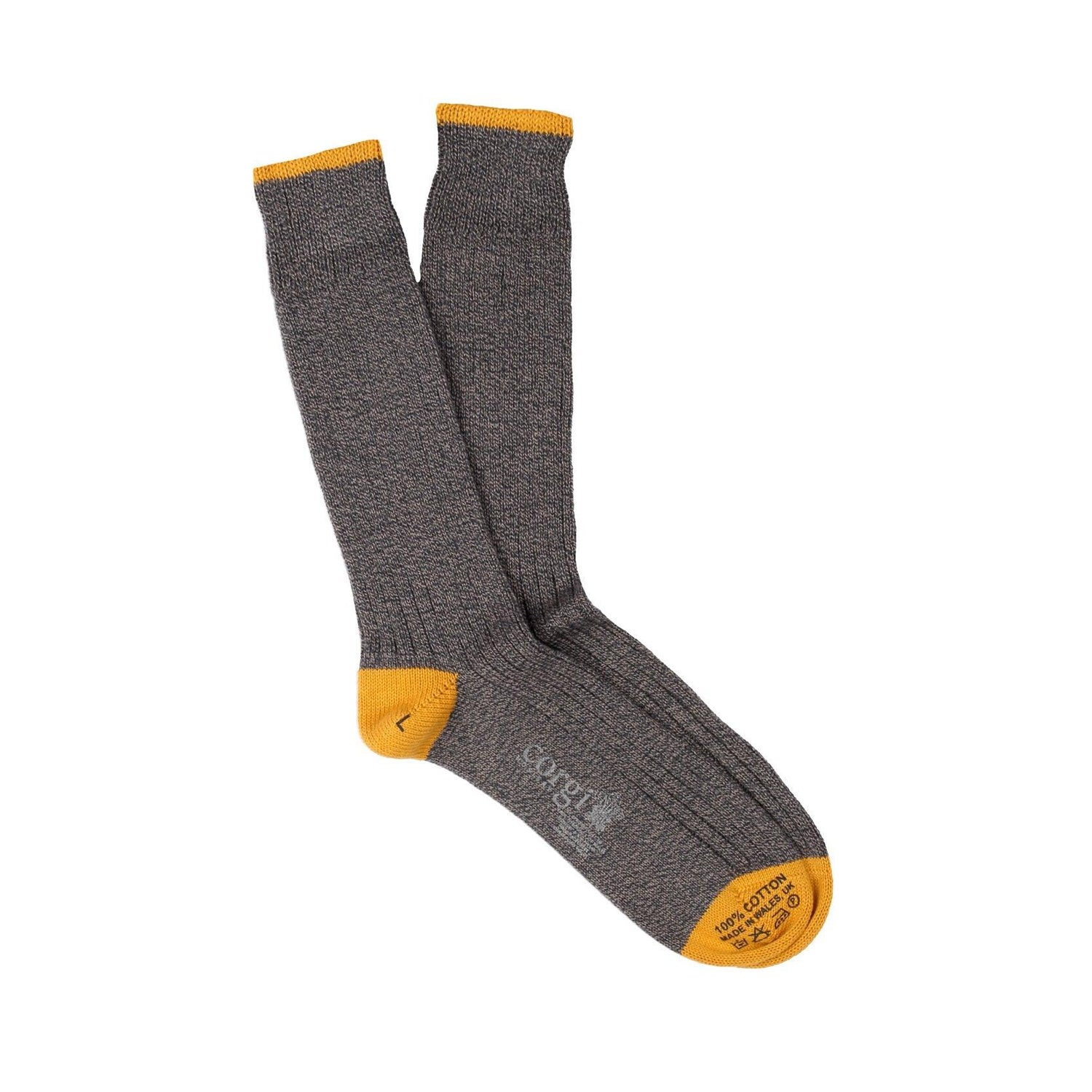 Men's Pure Cotton Boot Socks - Soft & Breathable Winter Socks for Hiking, Work Boots & Outdoor Activities