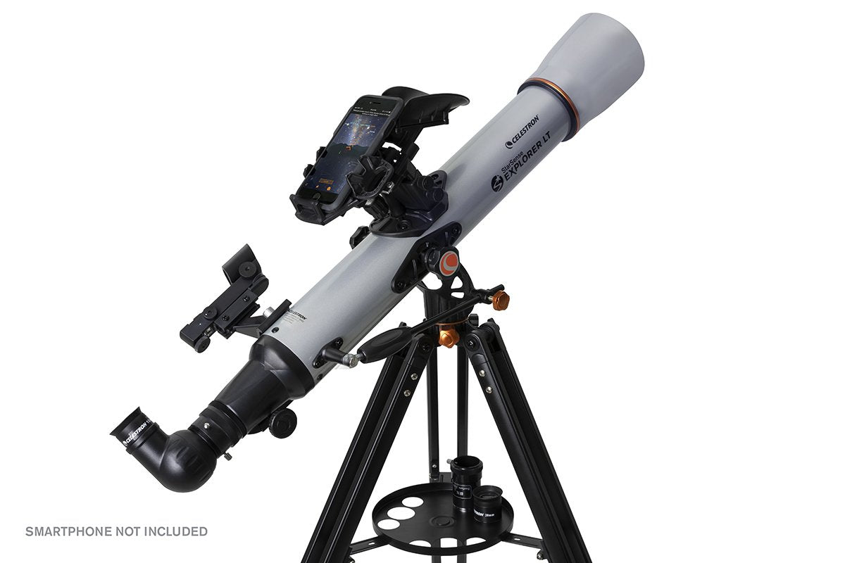 Celestron StarSense Explorer LT 80AZ Smartphone App Enabled Refractor Telescope - Stargazing, Astronomy & Night Sky Observation for Beginners & Adults