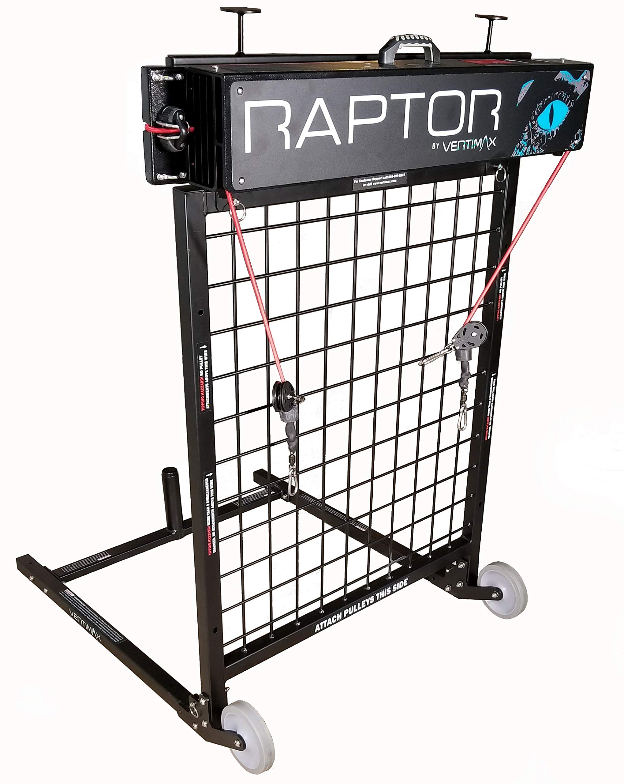 VertiMax Raptor Bundle - Portable Training System with Raptor & Mounting Device for Athletes | Speed & Agility Workout Equipment for Home & Gym Use