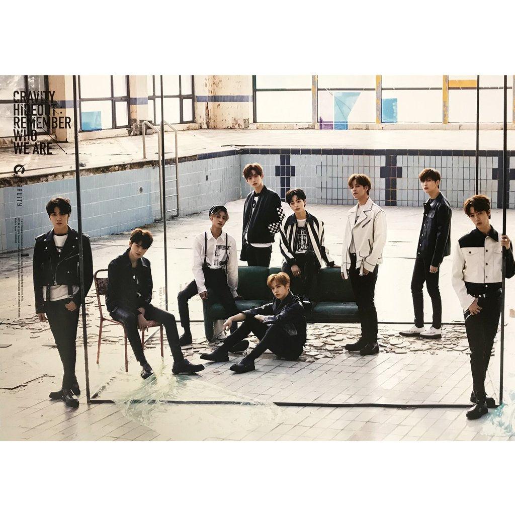CRAVITY 'SEASON 1 HIDEOUT : REMEMBER WHO WE ARE' Official K-Pop Poster - Perfect for Room Decor, Fan Collection & K-Pop Merchandise Display
