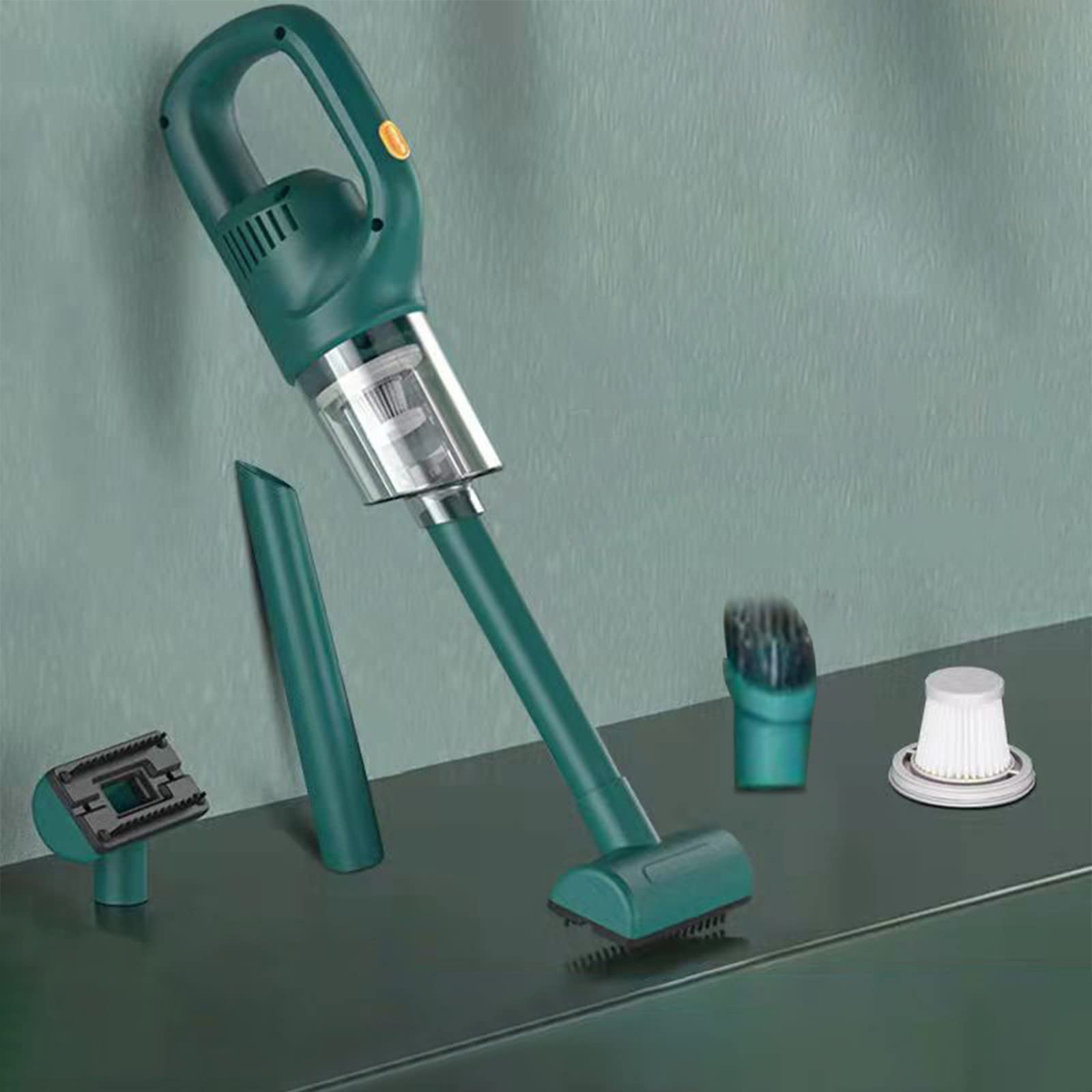Portable Cordless Handheld Vacuum Cleaner for Car & Home - Strong Suction Wireless Mini Vacuum | Perfect for Car Seats, Pet Hair, and Household Cleaning