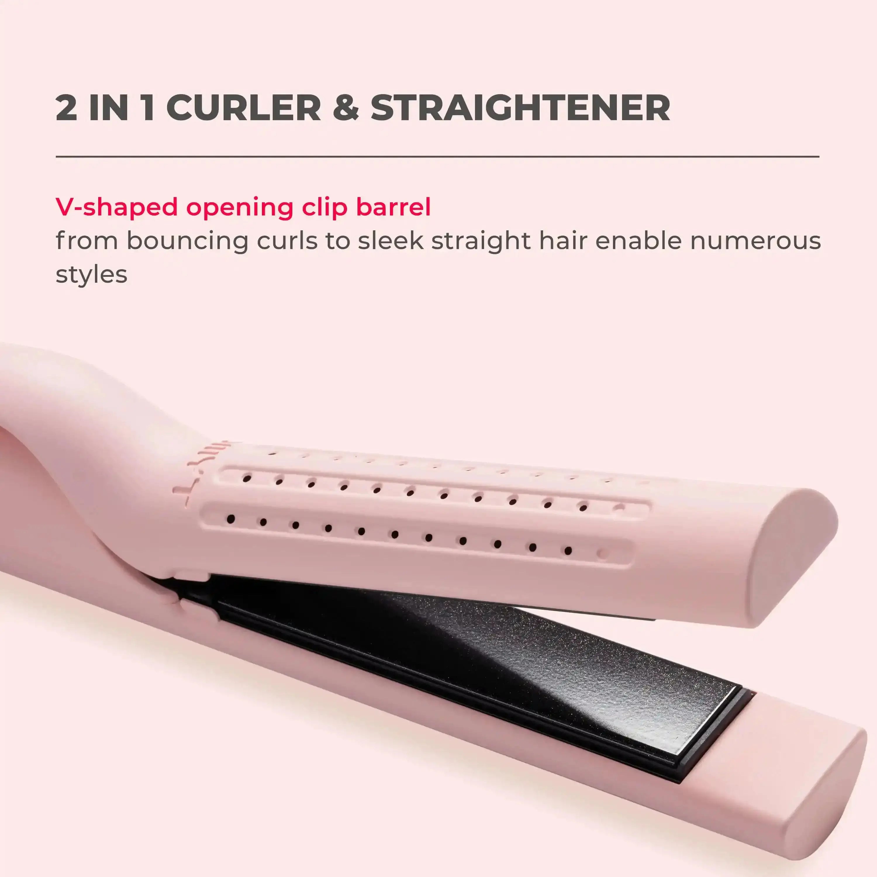 TYMO Airflow Pink Hair Dryer - Professional Ionic Blow Dryer for Fast Drying & Frizz Control - Perfect for Home, Salon & Travel Use