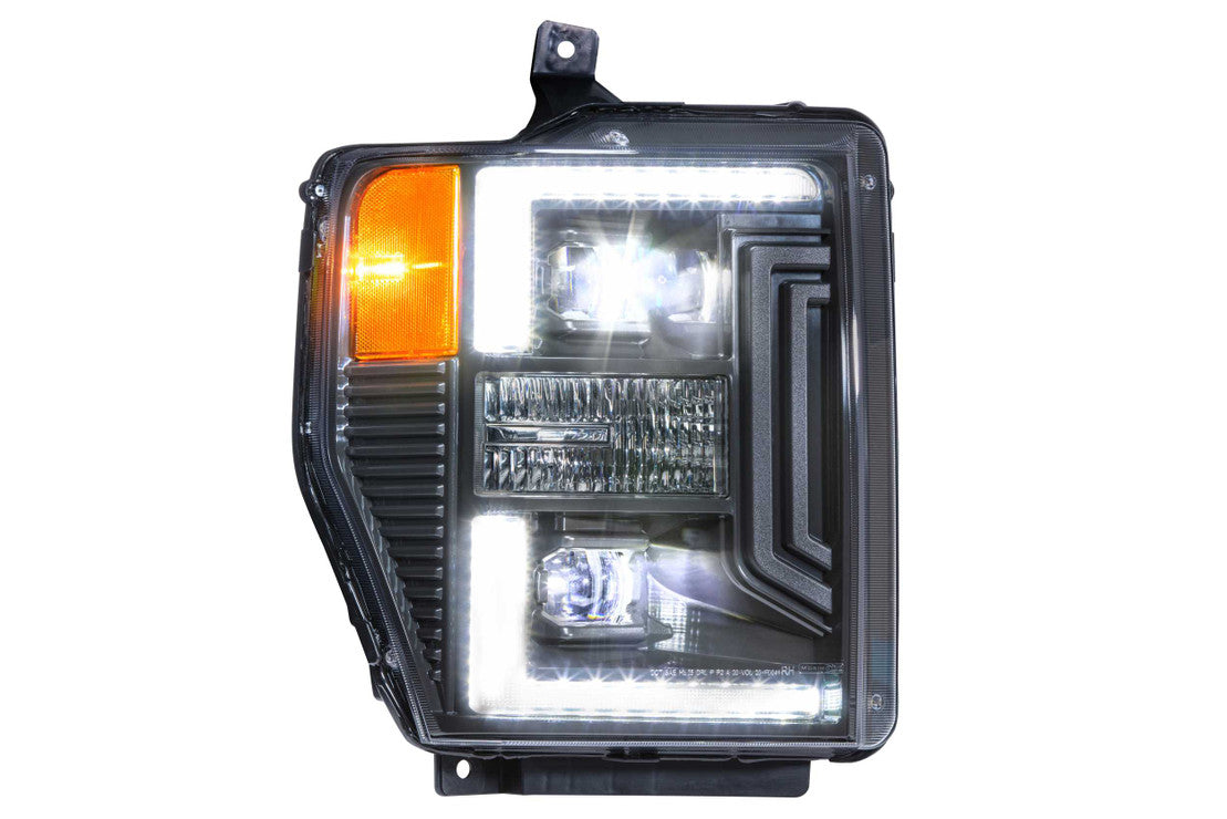 FORD SUPER DUTY (2008-2010) XB Hybrid LED Headlights - High Performance Replacement Headlamps for Off-Road & Night Driving