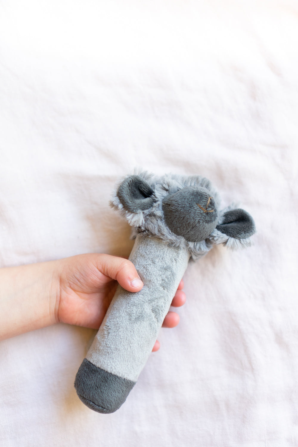 Sammy Sheep Rattle - Soft Baby Teether Toy with Gentle Sound for Newborns & Infants - Perfect for Soothing, Sensory Play & Early Development