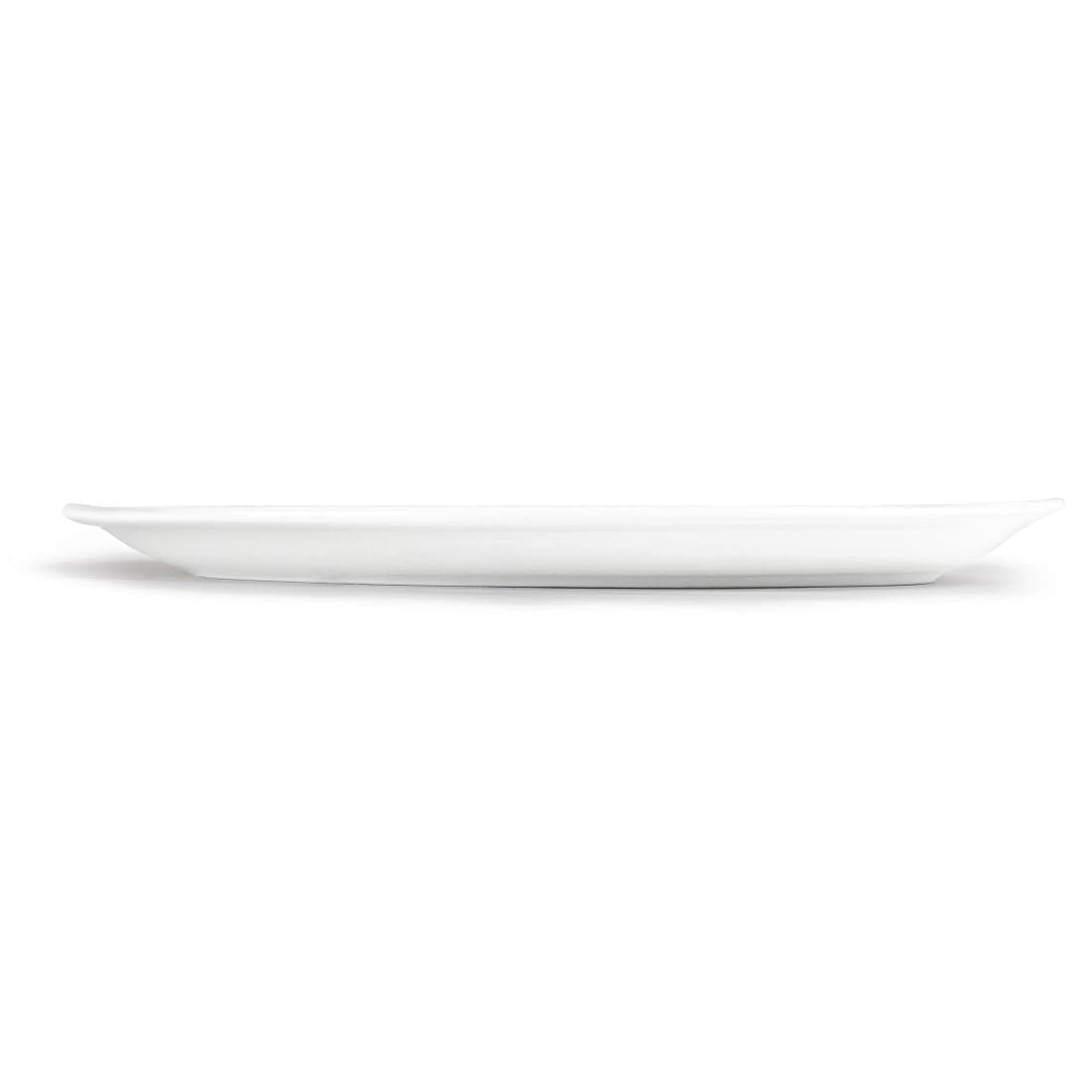 Premium White Porcelain Crescent Salad Plates - Set of 12 (200mm) - Elegant Dinnerware for Restaurants, Catering & Fine Dining Entertaining