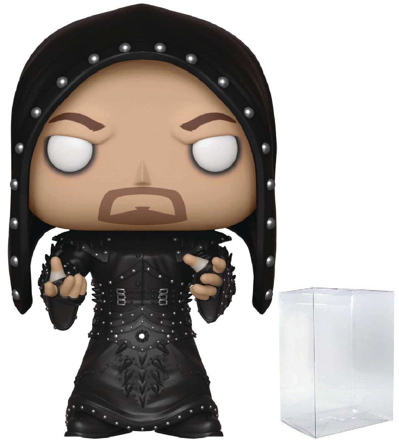 Funko WWE Undertaker Hooded Pop! Vinyl Figure with Protective Case - Collectible Wrestling Action Figure for Display & Home Decor