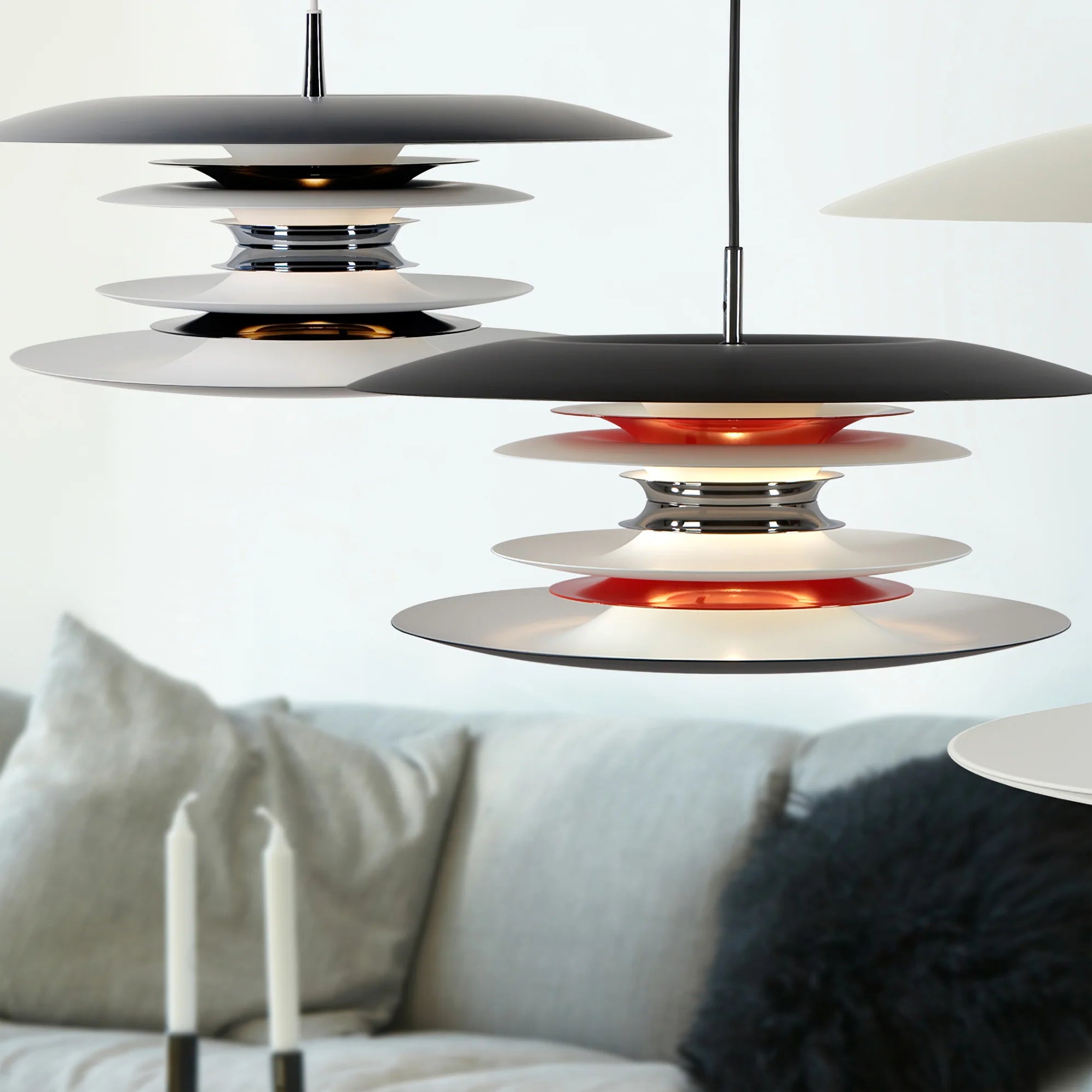 Reedie Pendant Lamp - Modern Handwoven Rattan Hanging Light Fixture for Dining Room, Kitchen Island & Bedroom Decor