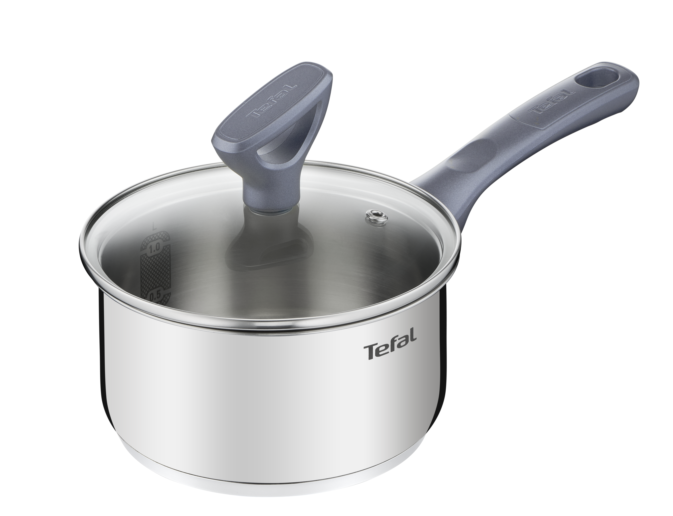 Tefal Daily Cook 4-Piece Stainless Steel Induction Cookware Set with Utensils - Perfect for Home Cooking, Professional Kitchens & Gift Giving