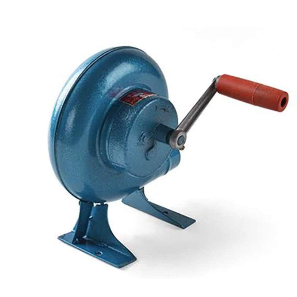 YYAI-HHJU Hand Crank Blacksmith Forge Blower - 120W (250W) BBQ Fan & Coal Lighter for Grill, Fire Pit & Outdoor Cooking | Durable Hand Crank Tool for Blacksmithing, Camping & Backyard BBQ