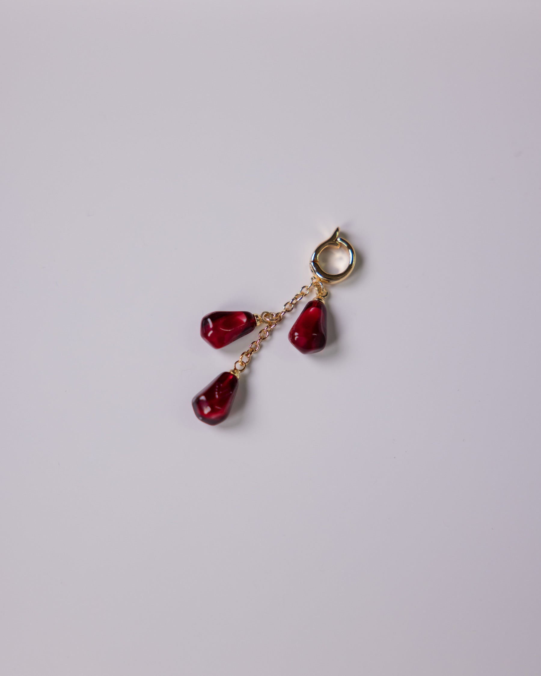 Pomegranate Charm Pendant Necklace - Elegant Jewelry Gift for Women - Perfect for Parties, Weddings & Everyday Wear