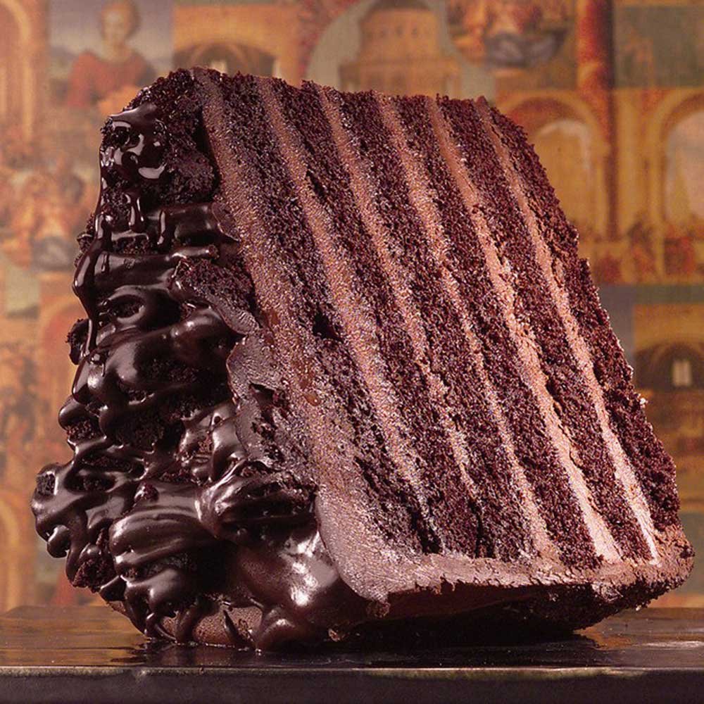 Sweet Street The Big Line Unsliced Big Chocolate Cake - 8.5 Pound Bulk Chocolate Cake for Parties & Events (2 per Case) | Perfect for Birthday Celebrations, Office Gatherings & Holiday Desserts