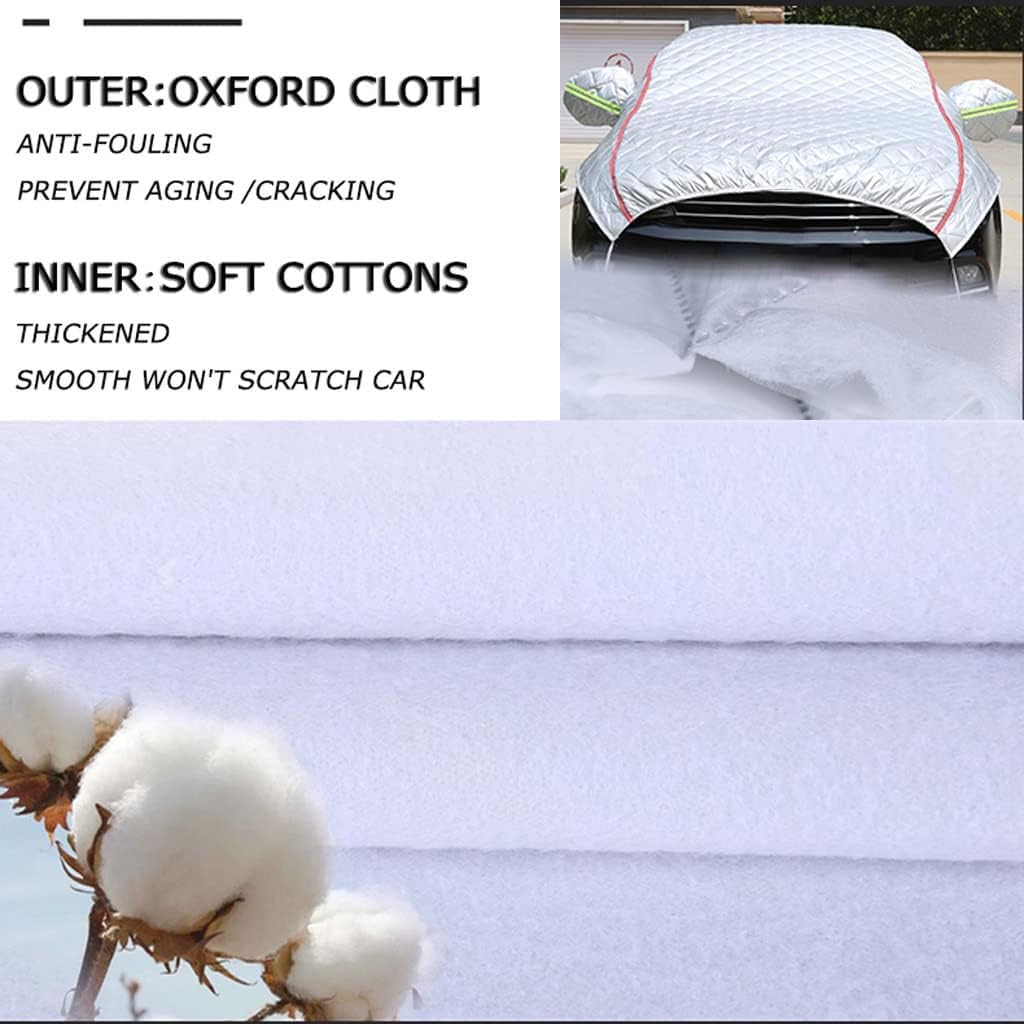 Waterproof Anti-Hail Car Cover for Cupra Formentor SUV - All Weather Windproof Half Top Cover for Outdoor Protection Against Ice, Snow & Hail - Perfect for Winter Storage & Extreme Weather Parking