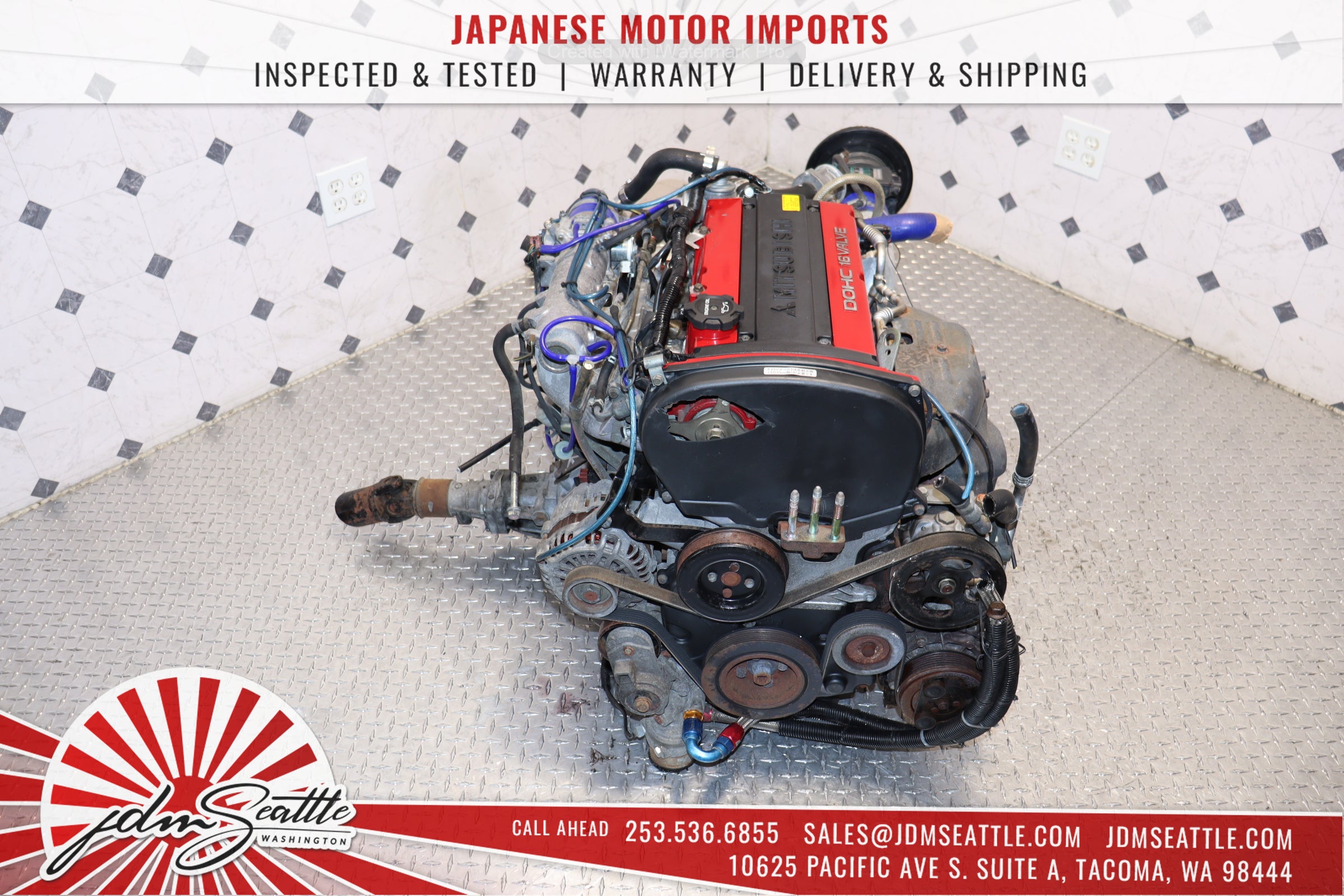 JDM 4G63 Turbo Engine with 5-Speed Transmission for 1998 Mitsubishi Evo 5 - Complete Motor Swap Kit Including Wiring Harness & ECU - Perfect for Performance Upgrades & Racing Builds