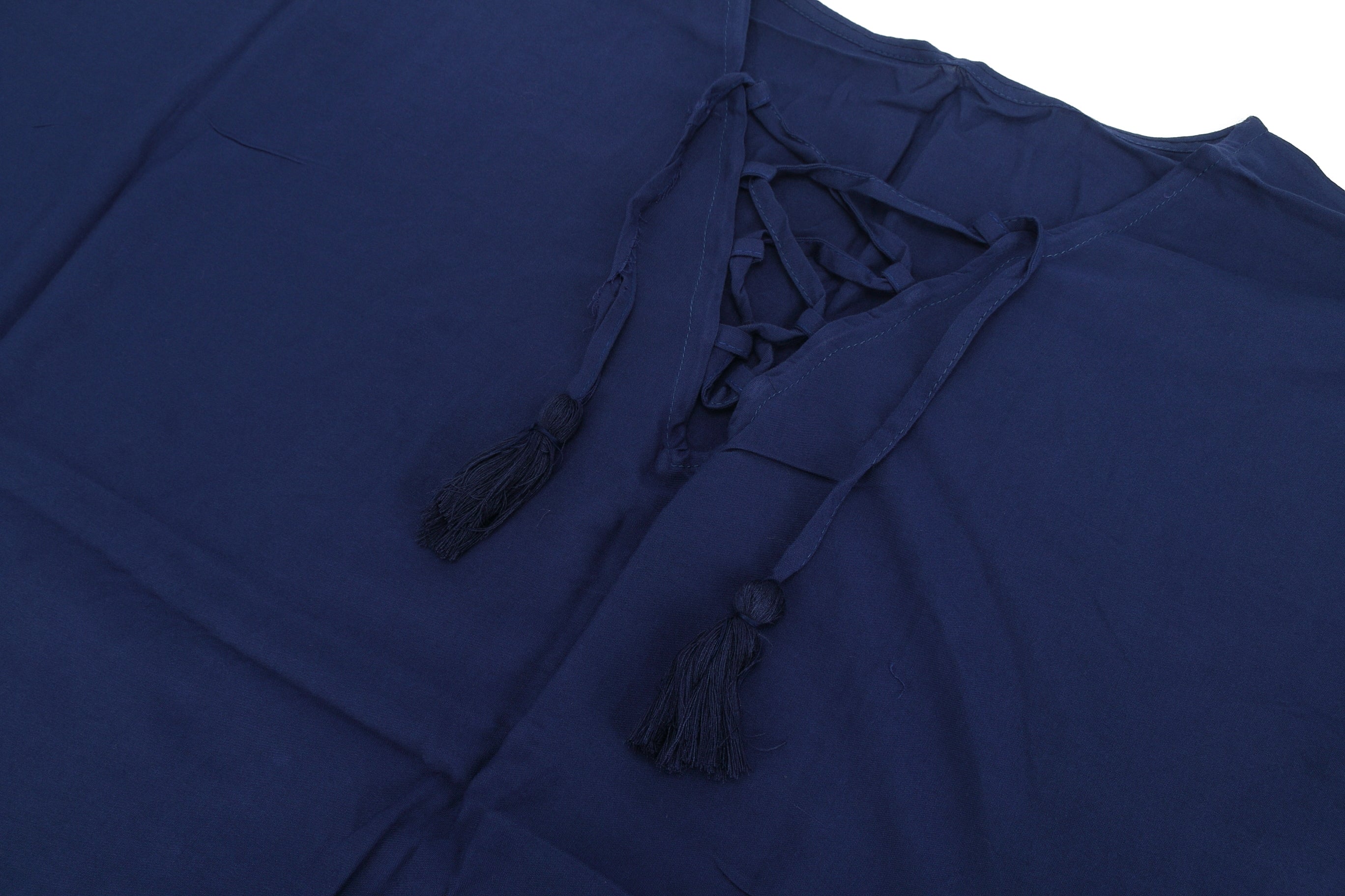 Nikki Solid Blue Cover Up - Lightweight Beach Wrap for Women, Perfect for Swimsuits, Poolside, and Summer Vacations