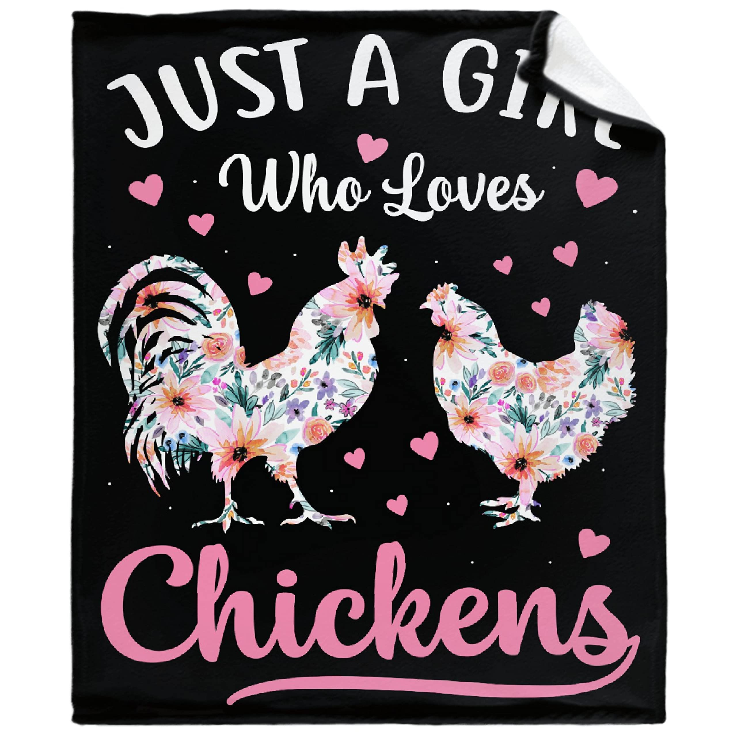 Soft Plush Fleece Chicken Throw Blanket - Cozy Warm Lightweight Blanket for Women, Farmers & Animal Lovers - 120x90 Inch Large Farmhouse Decor for Couch, Sofa & Bed - Perfect Gift for Chicken Enthusiasts & Country Living