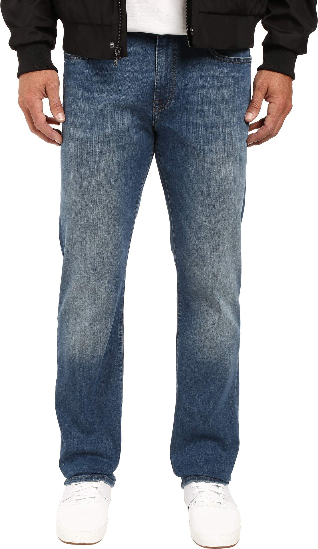 Mavi Men's Myles Mid-Rise Straight Leg Jeans - Classic Denim Pants for Casual Wear, Office & Everyday Outfits