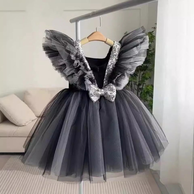 Princess Baby Birthday Dress - Fluffy Tulle Flower Girl Wedding Skirt for Special Occasions & Photo Shoots
