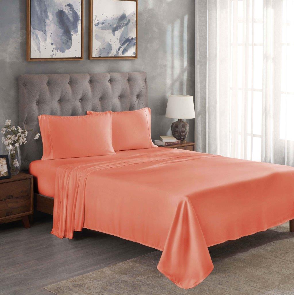 Premium 300 Thread Count Modal Deep Pocket Sheet Set - Soft & Breathable Bedding for Ultimate Comfort - Perfect for Master Bedroom, Guest Room, or Vacation Home