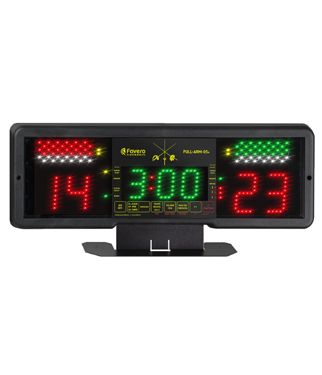 Favero FULL ARM 05/T Electronic Scoring Box - Professional Fencing Equipment for Tournaments & Training | Perfect for Olympic Fencers and Coaches