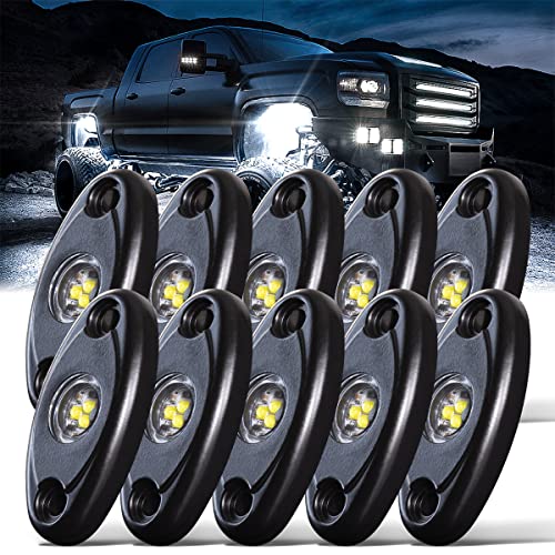 LED Rock Lights -White-10PCS