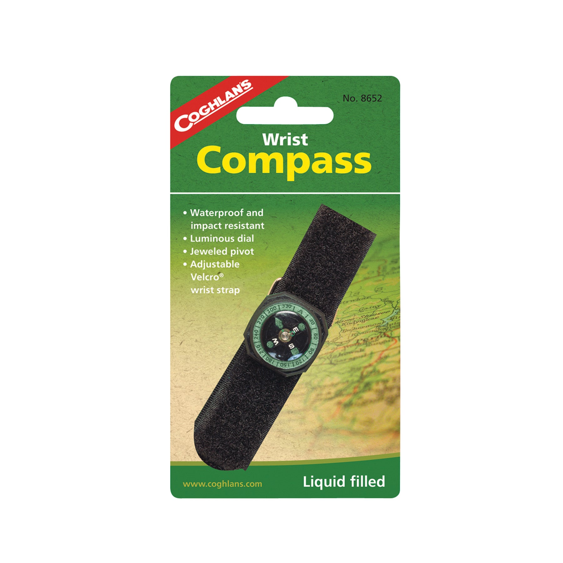 Coghlan's Wrist Compass - Lightweight Hiking & Survival Compass for Outdoor Adventures, Camping, and Navigation | Perfect for Hikers, Backpackers & Hunters