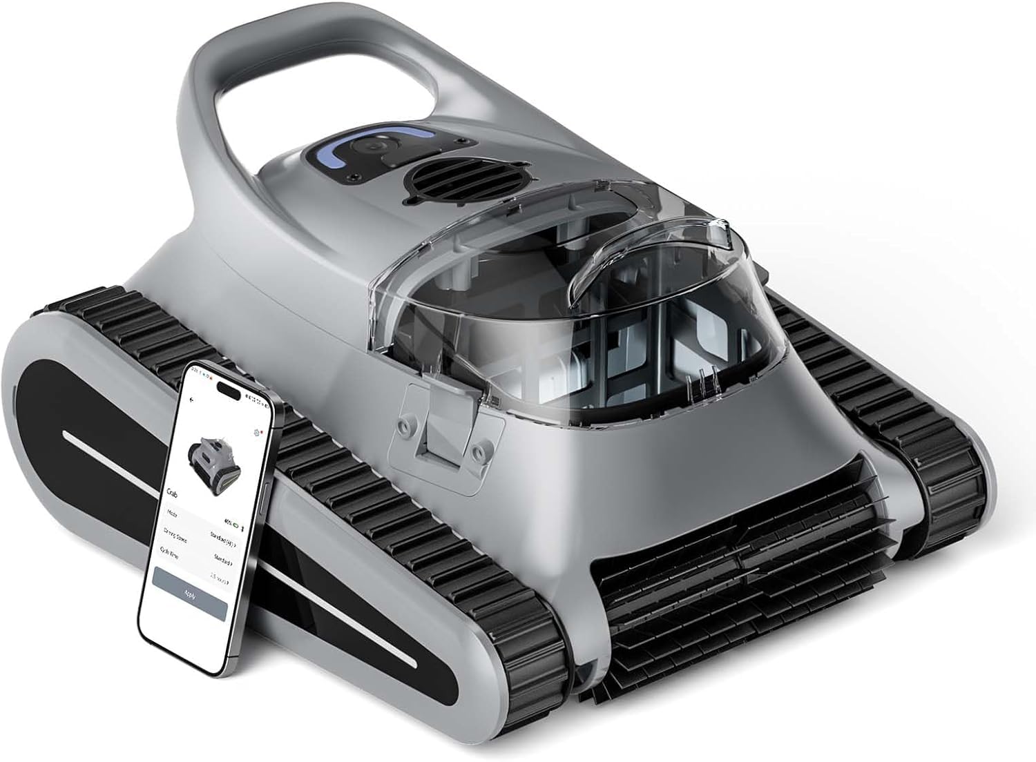 **Best Above Ground & Inground Pool Vacuum Cleaner - Up to 2000 Sq.ft Coverage, 150 Mins Runtime, Dual Brushes for Superior Wall & Floor Cleaning - Automatic Pool Cleaner for Sparkling Clean Pools (Ideal for Weekly Maintenance & Seasonal Pool Care)**
