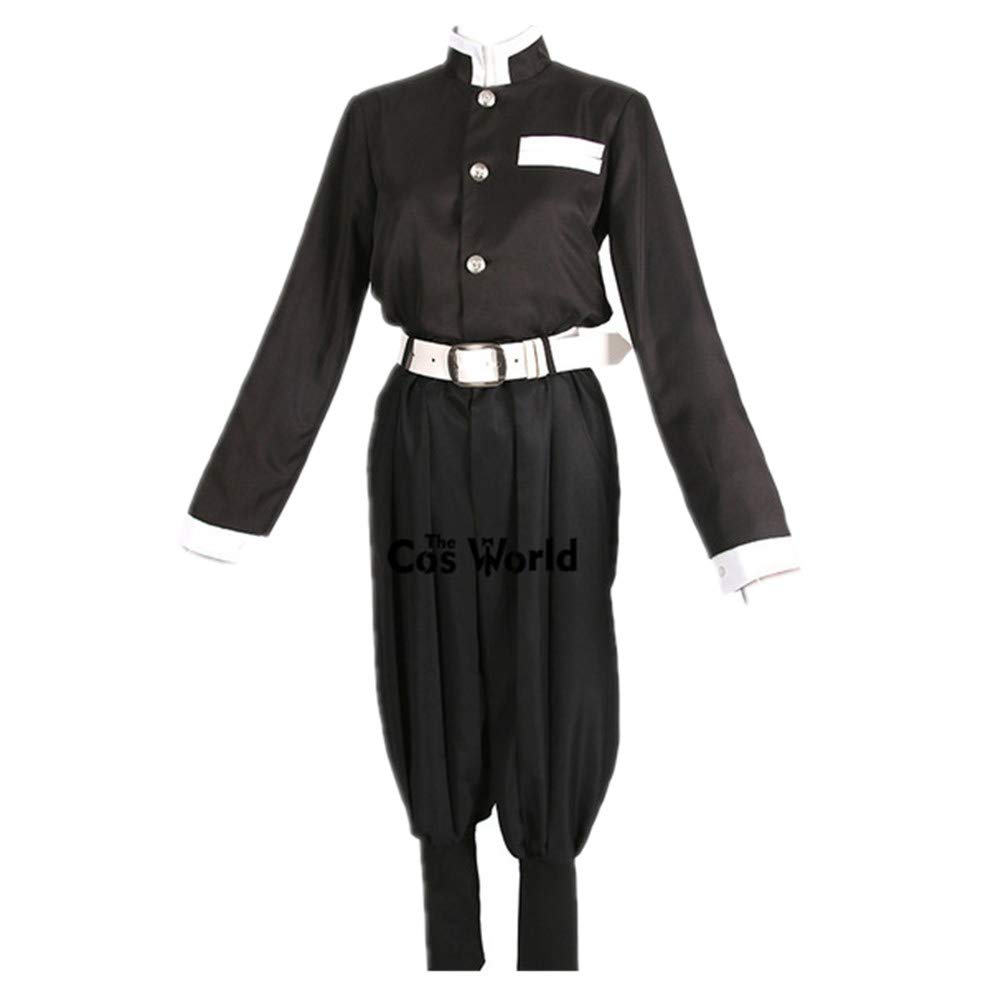 Demon Slayer Anime Cosplay Costume - Kamado Tanjiro, Agatsuma Zenitsu, Tomioka Giyu Team Uniform for Halloween & Comic Con | Official Style Custom Outfit