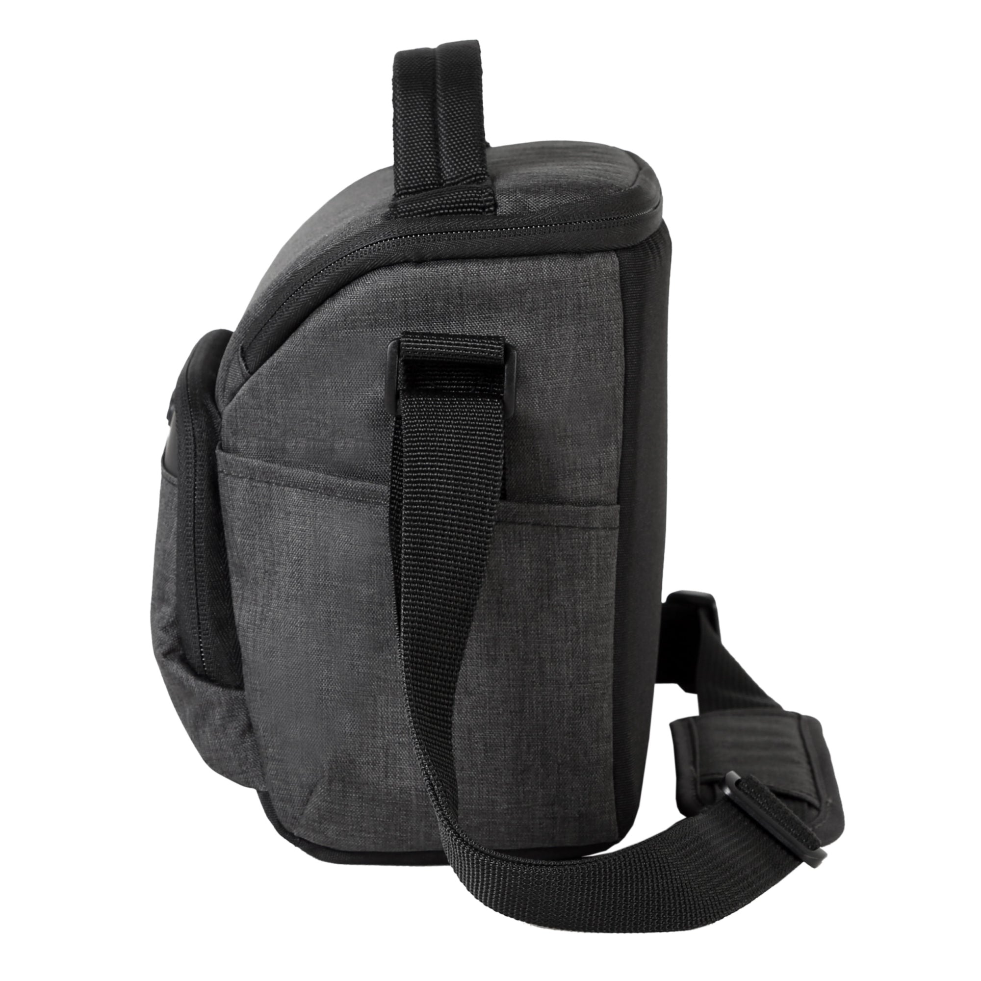 Vesta Aspire 21 Gray Camera Shoulder Bag - Waterproof DSLR Camera Case with Adjustable Strap for Nikon Canon Sony - Perfect for Travel Photography & Outdoor Shooting