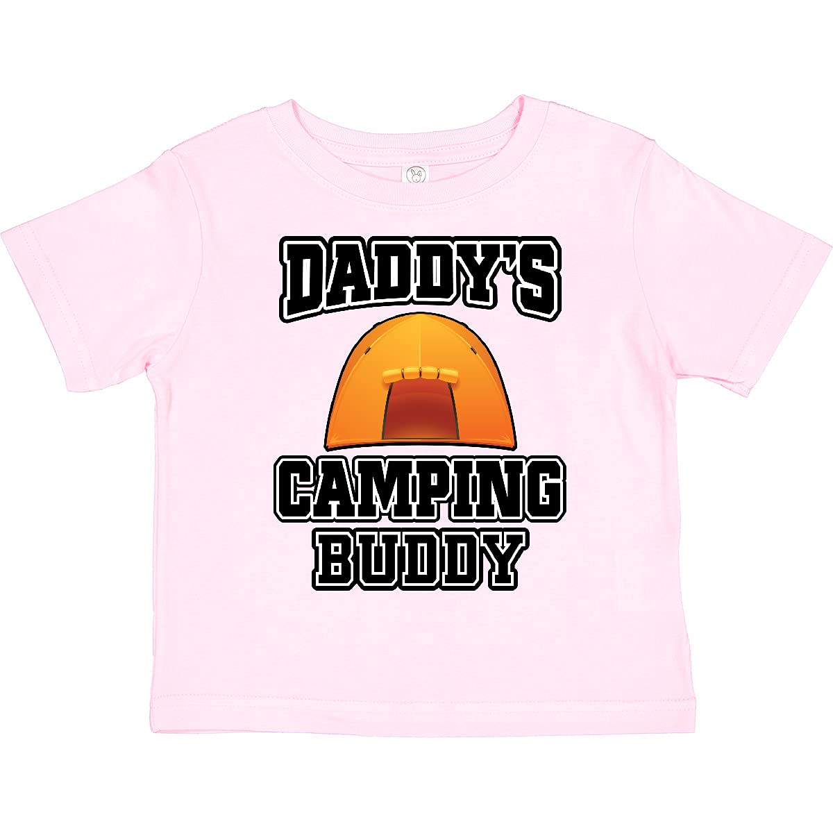 Inktastic Daddy's Camping Buddy Toddler T-Shirt - Cute Father & Son Matching Outfits for Outdoor Adventures, Hiking & Family Camping Trips