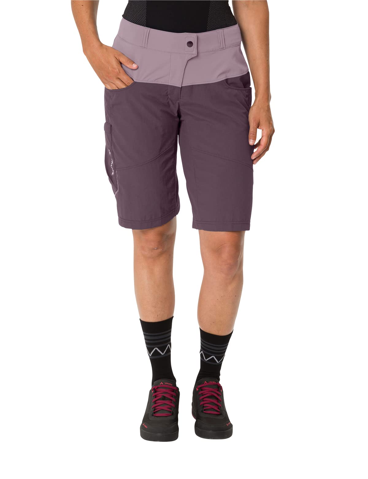 VAUDE Women's Qimsa Hiking Shorts - Lightweight, Quick-Dry & Breathable for Outdoor Adventures, Travel & Camping