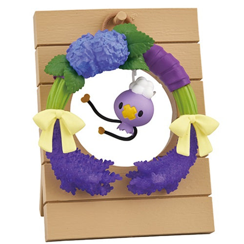 Pokemon Wreath Collection Happiness Re-Ment 2 Inch Mini Figure - Cute Collectible Toy for Display, Gift Giving & Anime Decor