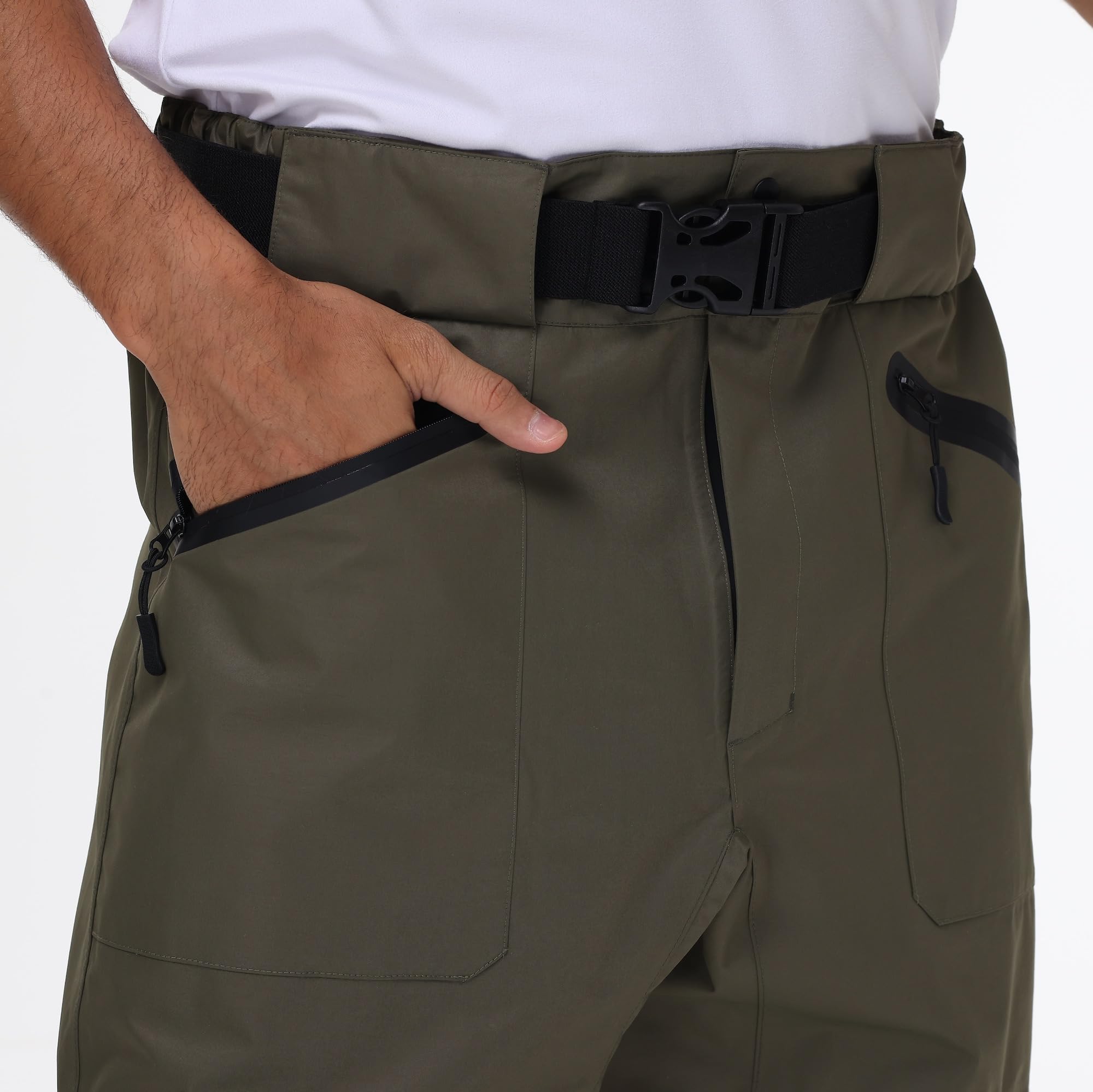 **Men's & Women's Fishing Waders – Neoprene Stocking Foot Wading Pants with Pockets – Ideal for Fly Fishing, Trout Fishing & Outdoor Water Activities**