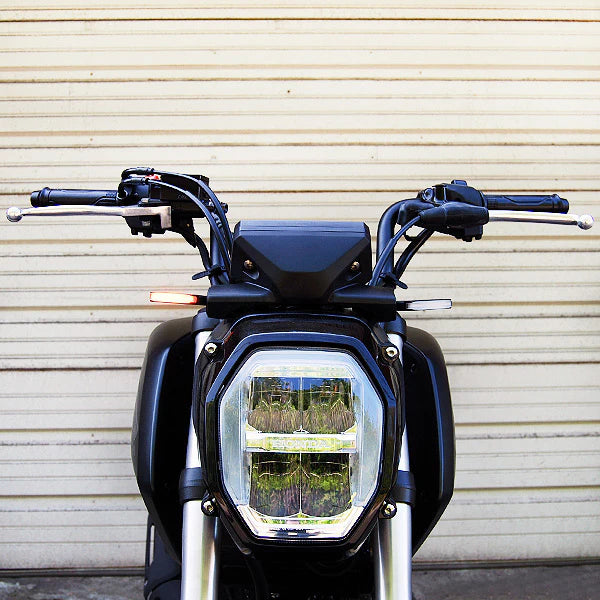 Honda Grom Front Turn Signals LED Lights for 2021-Present Models - High Visibility for Safe Riding in Day & Night